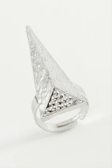 Piramit Metal Yüzük - Resim 2