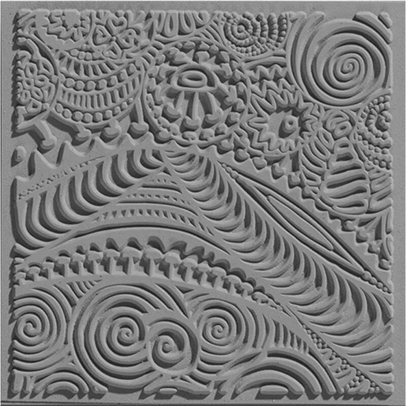 Supertrend Texture Plate Silikon Polimer Kil Desen ve Doku Kalıbı 9x9 cm. FREESTYLE ürün görseli 1