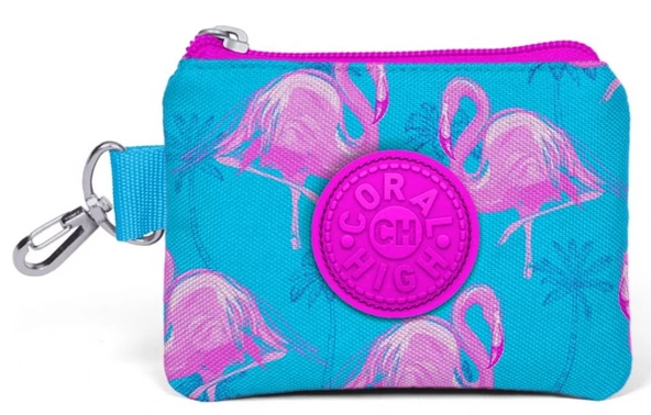 Coral High Kids Flamingo Desenli Bozuk Para Çantası - Pembe / Mavi - Kız Çocuk21751
