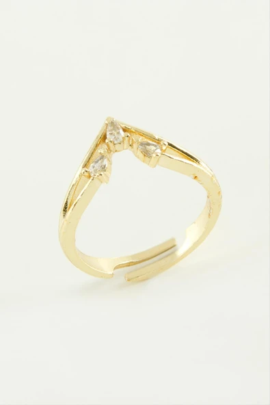 Ok Zirkon Taşlı Yüzük - Resim 3