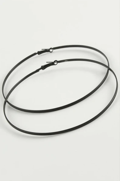 Noktalı Metal Halka Küpe 8-9-10 cm ürün görseli