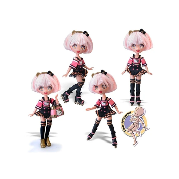 HKTF1000 Hello Kitty Manga Bebek - Golden Diva Roller - Resim 3