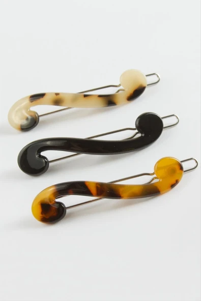 Karışık Taşlı Pens Toka - 4