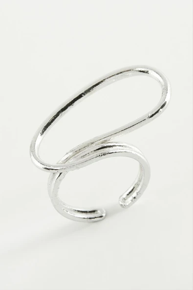 Oval Metal Yüzük - Resim 3