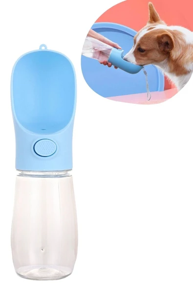 Angel Of Life® 450 ml Taşınabilir Butonlu Evcil Hayvan Suluğu - 4