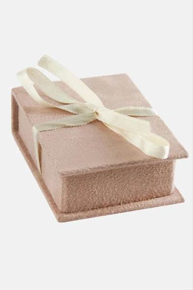 Süet Lüx Set Kolye Kutusu - Resim 3