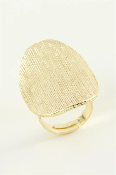 Oval Metal Yüzük ürün görseli