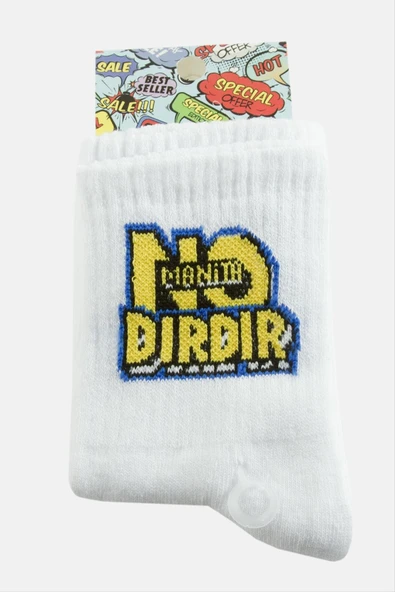 Birdir Yazılı Kolej Çorap 8*28 - Resim 2