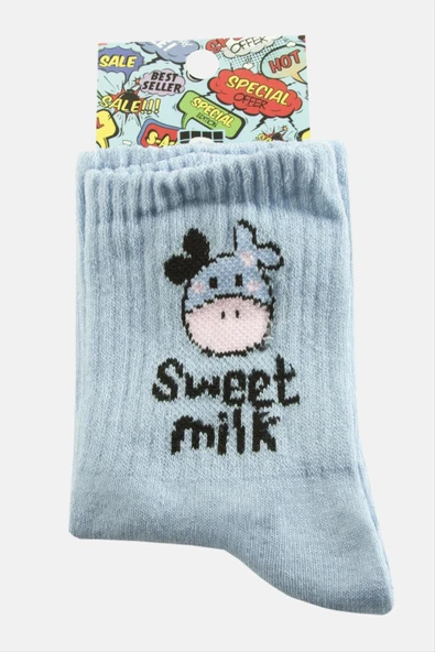 İnek Kolej Çorap 8*28 - Resim 2