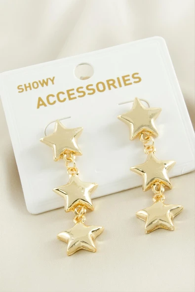 Yıldız Trend Metal Küpe ürün görseli