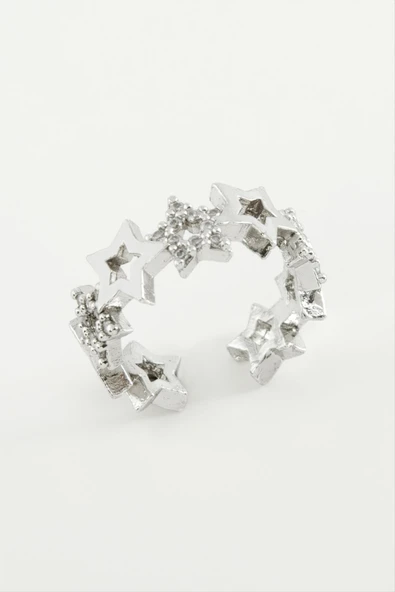 Yıldız Zirkon Taşlı Yüzük - Resim 3