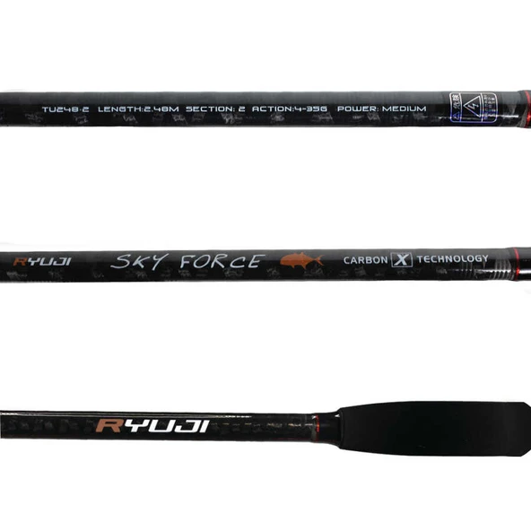 RYUJI SKY FORCE FUJI 2.48MT, 4-35GR, 2P SPIN KAMIŞ  Standart Standart - Resim 2