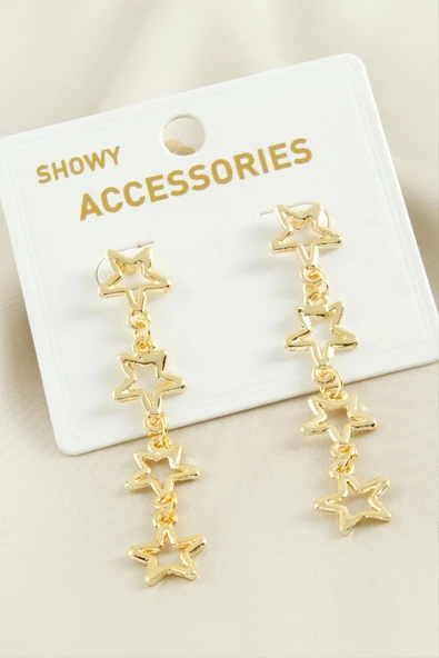 Yıldız Trend Metal Küpe ürün görseli