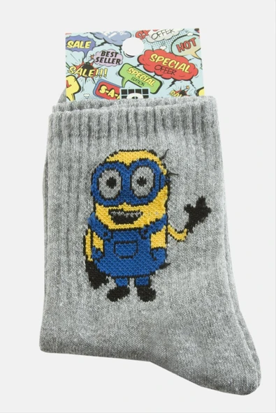 Çzgflm Karakteri Kolej Çorap 8*28 - Resim 2