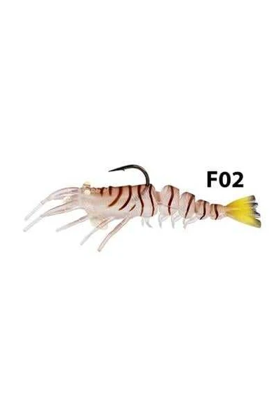 Fujin Shrimper 75mm 4gr Silikon Karides  F06 Angry Shrimp - Resim 7