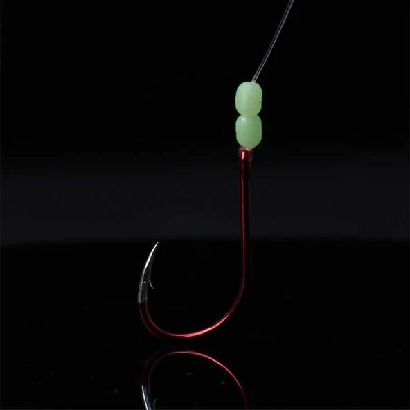 BKK Red Octopus Beak Straight Eye Olta İğnesi  6/0 - Resim 6