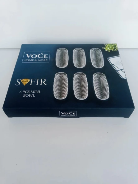 6 lı Mini kayık tabak "Cam değil Mika" - Resim 8