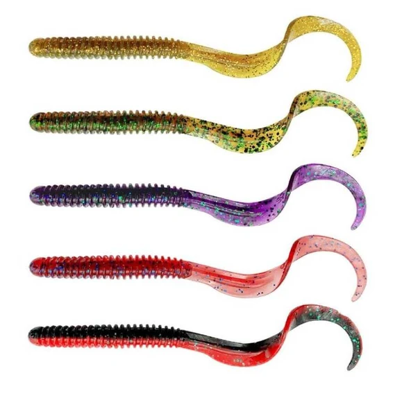 Savage Gear Rib Worm 9cm 3gr 10 Adet Sahte Balık  Red n Black - Resim 3