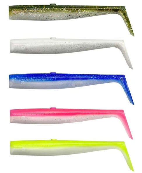 Savage Gear Sandeel V2 Tail 12.5cm 15gr Sahte Balık  Green Silver - Resim 3