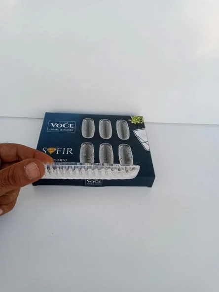 6 lı Mini kayık tabak "Cam değil Mika" - Resim 3