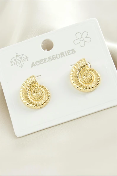 Çiçek Metal Küpe ürün görseli 1