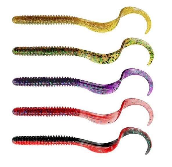 Savage Gear Rib Worm 10.5cm 5gr 10 Adet Sahte Balık  Plum - Resim 3
