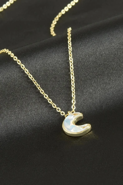 Hilal Cam Kolye - Resim 2