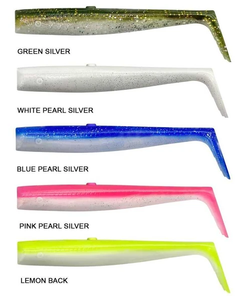Savage Gear Sandeel V2 Tail 14cm 23gr Sahte Balık  White Pearl Silver - Resim 4