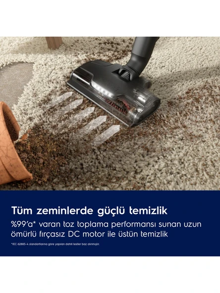 Electrolux EP82UB25UG 800 Serisi Ultimate Dikey Şarjlı Süpürge, 10 Yıl Motor Garantili - 7