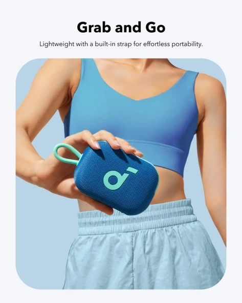 Anker Soundcore Select 4 Go Kablosuz Bluetooth Hoparlör - Mavi - 5