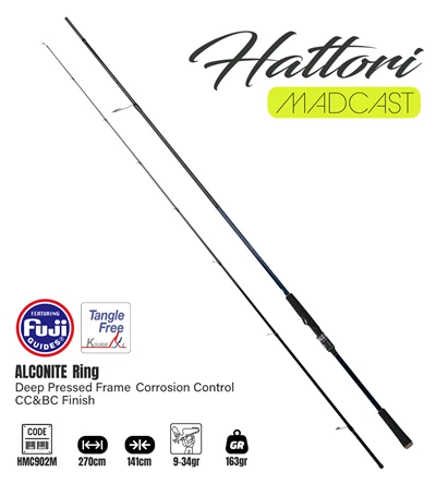 Fujin Madcast 270cm 9-34gr Spin Kamışı ürün görseli