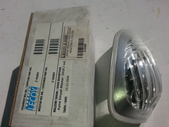AYNA SİNYALİ SOL Z0089 MASTER-III 5W ürün görseli