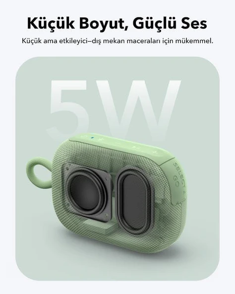 Anker Soundcore Select 4 Go Kablosuz Bluetooth Hoparlör - Yeşil - 4