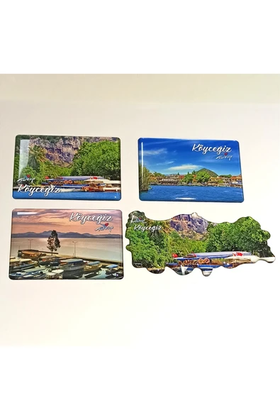 Monalisa Home 4 Adet Farklı Model Desenli Renkli Kültürel Mıknatıslı Magnet ürün görseli 1