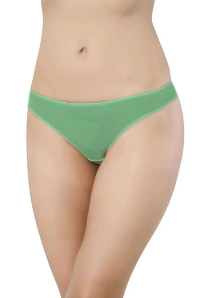 LitaeTrend 5 adet Süper Eko Set Likralı Kadın Slip Külot Siyah Gri Beyaz Pudra Yeşil - 4