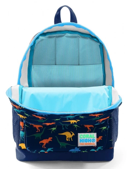 Coral High Erkek Çocuk İlkokul Çantası - Lacivert Dinazor Baskılı Dört Bölmeli - Resim 3