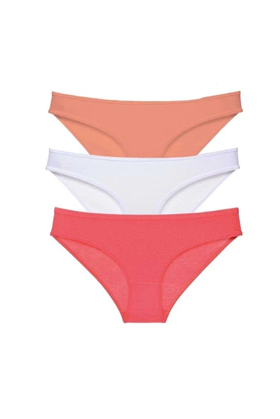LitaeTrend 3 adet Süper Eko Set Likralı Kadın Slip Külot 545 - 1