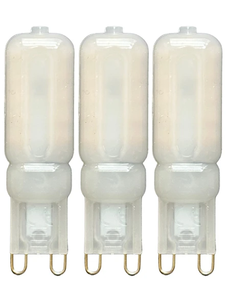 (3 Adet) Osaka Buzlu 5W Sarı Işık (3000K) G9 Duylu Led Kapsül Ampul ürün görseli 1