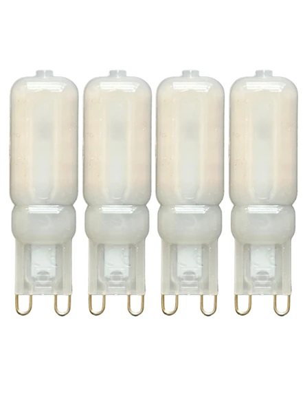 (4 Adet) Osaka Buzlu 5W Sarı Işık (3000K) G9 Duylu Led Kapsül Ampul ürün görseli 1