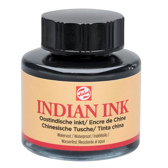 Supertrend Indian Ink Çini Mürekkebi 30 ml. Siyah (Waterproof) ürün görseli 1