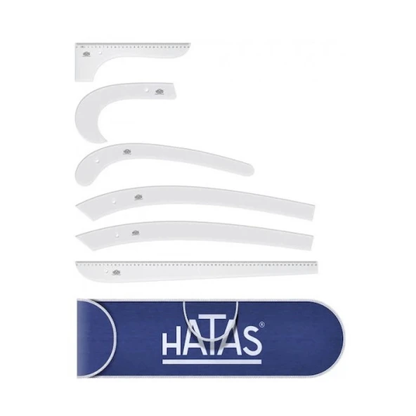 Supertrend Plastik Riga Seti Cetvel Takımı Çantalı 6 Parça ürün görseli 1