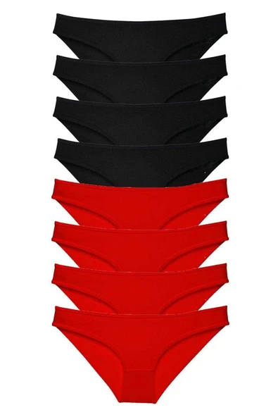 LitaeTrend 8 adet Süper Eko Set Likralı Kadın Slip Külot ürün görseli 1