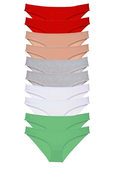 LitaeTrend 10 adet Süper Eko Set Likralı Kadın Slip 506 ürün görseli 1