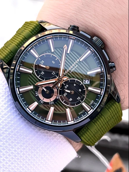 Lee Cooper 3 Atm Suya Dayanıklı Özel Tasarım Erkek Kol Saati VS.BLKT.0503 - Resim 4
