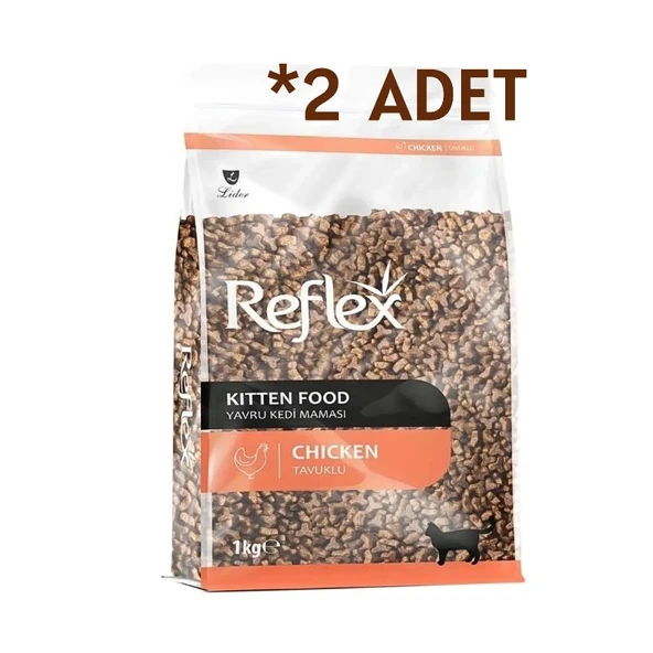 Reflex Tavuklu Yavru Kedi Maması 1 kg 2 ADET ürün görseli