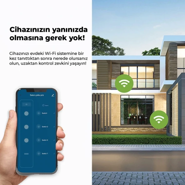 Vtn Bp-01 Wifi Yüksek Akım Korumalı Hızlı Şarj Özellikli Akıllı Priz - Resim 5