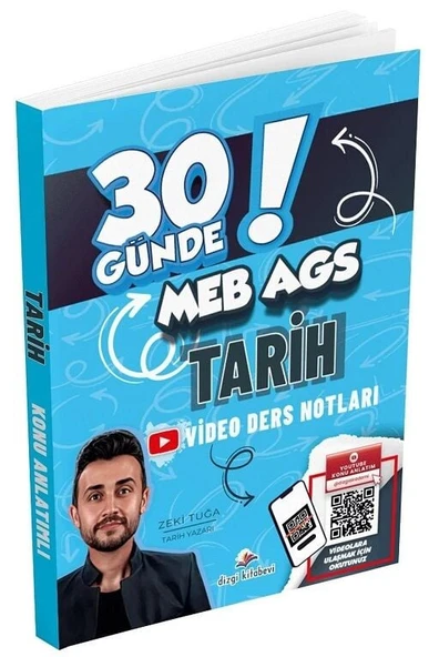 Dizgi Kitap MEB-AGS 30 Günde Tarih Video Ders Notları - Zeki Tuğa Dizgi Kitap Yayınları ürün görseli 1