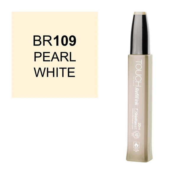 Touch Twin Marker Refill Alcohol Ink Alkol Bazlı Mürekkep 20 ml. BR109 PEARL WHITE ürün görseli