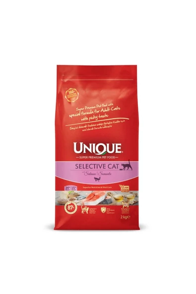 Selective 2 Kg Seçici Kediler Için Somonlu Kuru Mama - 1