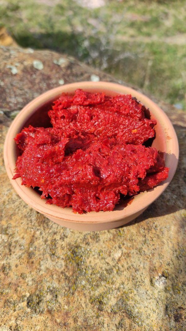 Eğriceova Yaylası - Katkısız Antakya Acı Biber Salçası 5000 gr - 2